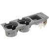 Viviance Car ABS Material Center Console Water Cup Holder Portabottiglie compatibile con BMW Serie 3 E46 318I 320I 98-06 51168217953 - Grigio