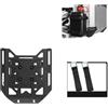 AJHJET Piastra Supporto Portabottiglie Per Moto, Serbatoi Per Benzina E Olio, Piastra Di Supporto Per Tanica Di Carburante, Valigie Per BMW R1200GS LC ADV R1250GS Portapacchi Moto(Style4 Black)