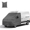 RASHION Copertura Avvolgente per Parabrezza Anteriore Compatibile con Renault Master 2010-2024 Opel Movano 2010-2021, 600D Telone di Protezione Parabrezza Contro Neve Ghiaccio Gelo Sole Impermeabile