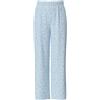 PIECES Pcflora HW Wide Pants BC, Blu di Cachemire, L Donna