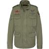 Schott NYC Darden-Kaki-XXL Giacca, Verde, Uomo
