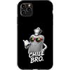 Gamer Coole Sprüche Lustiges Fun Shirt C Custodia per iPhone 11 Pro Max Chill Bro Cooler - Bottiglia da letto con occhiali da sole, con scritta divertente