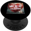 English Bulldog Puppy Lover PS Il mio cane è il mio San Valentino Bulldog inglese Street Graffiti PopSockets PopGrip Adesivo