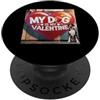 Great Dane Puppy Lover PS Il mio cane è il mio San Valentino Great Dane Street Graffiti PopSockets PopGrip Adesivo