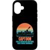 CAPTOON BOATING Memes Custodia per iPhone 16 CAPTOON COME UN CAPITANO REGOLARE SOLO Ubriaco Divertente Barca Meme