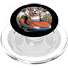 Funny Labrador Roller Coaster Shirt Dog Divertente Labrador Roller Coaster Dog Meme Cute Ride PopSockets PopGrip per MagSafe