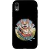 Funny Labrador Roller Coaster Shirt Dog Custodia per iPhone XR Divertente Labrador Roller Coaster Dog Meme Happy Ride