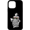 Gamer Coole Sprüche Lustiges Fun Shirt C Custodia per iPhone 13 Pro Max Chill Bro Cooler - Bottiglia da letto con occhiali da sole, con scritta divertente
