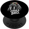 Gamer Coole Sprüche Lustiges Fun Shirt C Chill Bro Cooler Walross Walrus Occhiali da sole con scritta Gamer PopSockets PopGrip Adesivo