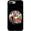 Funny Labrador Roller Coaster Shirt Dog Custodia per iPhone 7 Plus/8 Plus Divertente Labrador Roller Coaster Dog Meme Cute Ride