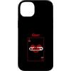 Matching Maroon Red Burgundy Color Graph Custodia per iPhone 14 Plus Cartolina d'amore perduta bordeaux rosso bordeaux bordeaux