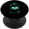 Matching Light Teal Aqua Color Graphic T Grafica verde acqua chiaro Aqua Color Lost Love Card Aqua PopSockets PopGrip Adesivo