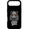 Gamer Coole Sprüche Lustiges Fun Shirt C Custodia per iPhone Air Chill Bro Cooler - Occhiali da sole con cinghiale e scritta divertente