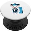 Timowo Studio Mucca con Lettera J Tema Alfabeto PopSockets PopGrip Adesivo