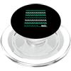 Matching Light Teal Aqua Color Graphic T Colore verde acqua chiaro Ha... No Light Teal Aqua Graphic PopSockets PopGrip per MagSafe