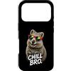 Gamer Coole Sprüche Lustiges Fun Shirt C Custodia per iPhone 17 Pro Chill Bro Cooler Quokka Hamster Occhiali da sole con scritta Gamer