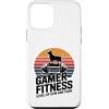 Dog Lover Gym Workout Fan Custodia per iPhone 12 mini Gamer Fitness Livello In Palestra E Parco