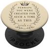 Christian Women Queen Bible Verse Faith Ester 4 14 Fede cristiana Versetto Bibbia Corona alloro PopSockets PopGrip Adesivo