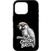 Gamer Coole Sprüche Lustiges Fun Shirt C Custodia per iPhone 16 Pro Chill Bro Cooler pappagallo occhiali da sole con scritta divertente giocatore