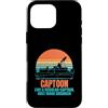 CAPTOON BOATING Memes Custodia per iPhone 16 Pro Max CAPTOON COME UN CAPITANO REGOLARE SOLO Ubriaco Divertente Barca Meme