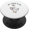 Quirky Fowl Designs Dr. Goose è in divertente gioco di parole con animali medici PopSockets PopGrip Adesivo