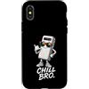Gamer Coole Sprüche Lustiges Fun Shirt C Custodia per iPhone X/XS Chill Bro Cooler Powerbank Occhiali da sole con scritta divertente Gamer