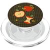 Applecore Whimsy Twee y2k Apple Graphic Apple y2k Kawaii Cute Vintage 90s Retro Brown Grunge Teen PopSockets PopGrip per MagSafe