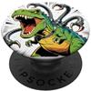 Cute Boys & Girls Fun Kids Humor T-Rex Dinosauro con 4 Tentacoli Robotici Cool Kids Graphic PopSockets PopGrip Adesivo