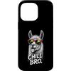 Gamer Coole Sprüche Lustiges Fun Shirt C Custodia per iPhone 14 Pro Max Chill Bro Cooler Lama Alpaca Occhiali da sole Fun Scritta Gamer