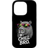 Gamer Coole Sprüche Lustiges Fun Shirt C Custodia per iPhone 14 Pro Chill Bro Cooler Capybara Occhiali da Sole Scritta Divertente Gamer
