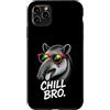 Gamer Coole Sprüche Lustiges Fun Shirt C Custodia per iPhone 11 Pro Max Chill Bro Cooler Tapir Occhiali da sole Fun Scritta Divertente Gamer