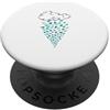Matching Turquoise Color Graphic Tee Grafica Turchese Color Cloud Planes Turch PopSockets PopGrip Adesivo