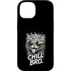 Gamer Coole Sprüche Lustiges Fun Shirt C Custodia per iPhone 14 Chill Bro Cool Gatto Gatto Occhiali da Sole Divertente Scritta Gamer