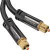 KabelDirekt - 6m Cavo TOSLINK (Ottico Audio Digitale, Connettore Maschio > Connettore Maschio, Dolby Digital Sound, DTS, PS4)