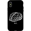 NextLevel Merch Custodia per iPhone X/XS Usa il tuo cervello