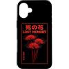 Red Spider Lily Flower Manga Aesthetic A Custodia per iPhone 16 Plus Red Spider Gigli Giapponese Tokyo Streetwear Anime Estetica