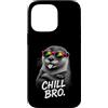 Gamer Coole Sprüche Lustiges Fun Shirt C Custodia per iPhone 14 Pro Max Chill Bro Cooler Otter Occhiali da sole con scritta divertente