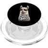 Gamer Coole Sprüche Lustiges Fun Shirt C Chill Bro Cooler Lama Alpaca Occhiali da sole Fun Scritta Gamer PopSockets PopGrip per MagSafe