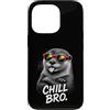 Gamer Coole Sprüche Lustiges Fun Shirt C Custodia per iPhone 13 Pro Chill Bro Cooler Otter Occhiali da sole con scritta divertente