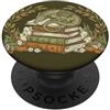 Dragon Bookstack Fantasy Apparel Dragon Reader Fantasy Books Lover Cottagecore Art PopSockets PopGrip Adesivo
