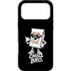 Gamer Coole Sprüche Lustiges Fun Shirt C Custodia per iPhone 17 Pro Max Chill Bro Cooler - Sacco per aspirapolvere con occhiali da sole e scritta Gamer