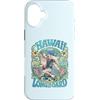 generic Custodia per iPhone 16 Plus Disegno di pattini Hawaii Longboard Island