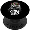 Gamer Coole Sprüche Lustiges Fun Shirt C Chill Bro Cooler Otter Occhiali da sole con scritta divertente PopSockets PopGrip Adesivo