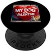 Frenchie Puppy Lover PS Il mio cane è il mio Valentine Frenchie Street Graffiti PopSockets PopGrip Adesivo