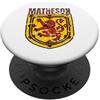 Mrpotts73 Scottish Lion Clan Matheson Tartan Scottish Family Name Scotland Pride PopSockets PopGrip Adesivo