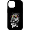 Gamer Coole Sprüche Lustiges Fun Shirt C Custodia per iPhone 14 Chill Bro Cooler Tapir Occhiali da sole Fun Scritta Divertente Gamer