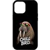 Gamer Coole Sprüche Lustiges Fun Shirt C Custodia per iPhone 12 Pro Max Chill Bro Cooler Walross Walrus Occhiali da sole con scritta Gamer