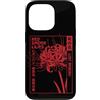 Red Spider Lily Flower Manga Aesthetic A Custodia per iPhone 13 Pro Spider Lily Giapponese Vaporwave Manga Flower Streetwear Art