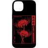 Red Spider Lily Flower Manga Aesthetic A Custodia per iPhone 14 Plus Rosso Spider Lily Manga Giapponese Vaporwave Flower Streetwear