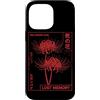 Red Spider Lily Flower Manga Aesthetic A Custodia per iPhone 14 Pro Max Ragno Lily Giapponese Grunge Anime Estetica Fiore Vaporwave